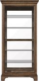 Pulaski™ Rich Brown Sliding Door Curio-1