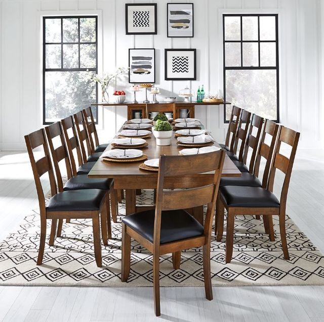 A-America® Mariposa Rustic Whiskey Ladderback Dining Side Chair-2