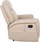 Primo™ International Casa Sienna Igor Jaxxon Taupe Faux Leather Manual Motion Loveseat-5