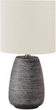 Monarch Specialties Inc. 19"H Grey Ceramic Table Lamp-0