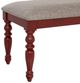 Powell® Trimble Gray/Red Bench-4