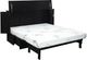 CabinetBed Inc.™ Elite Metro Black/Pebble Grey Folding Queen Bed-0