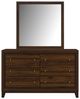 Coaster® Welsley Walnut Dresser and Mirror-1