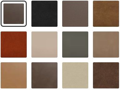 Bassett® Furniture Customizable Danbury Medium Leather Ottoman-2
