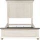 Powell® Carrington Antique White/Brown Queen Panel Bed-2