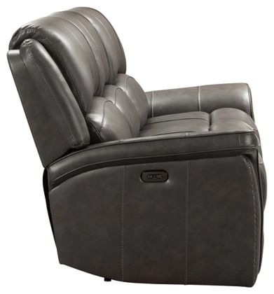 Signature Design by Ashley® Gaspar Gray Power Reclining Sofa-4