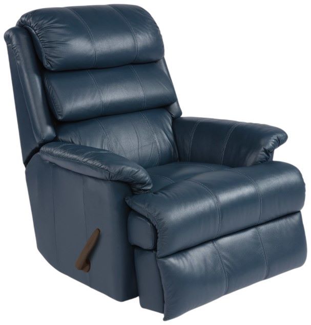 Flexsteel® Yukon Blue Rocking Recliner-0