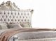ACME Furniture Picardy Antique Pearl Upholstered Eastern King Panel Bed-1