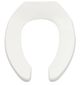 American Standard White Commercial Open Front Toilet Seat for Baby Devoro Toilet Bowls-0