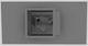 Vent-A-Hood® 54" Gunsmoke Contemporary Island Range Hood-1