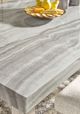 Signature Design by Ashley® Karmenton Marble Top Rectangular Dining Table with Bisque Base-4