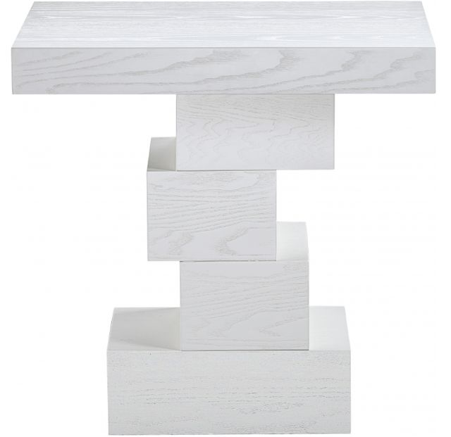 Meridian Furniture Westmount White End Table-1