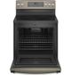 GE® 30" Fingerprint Resistant Slate Free Standing Electric Range-1