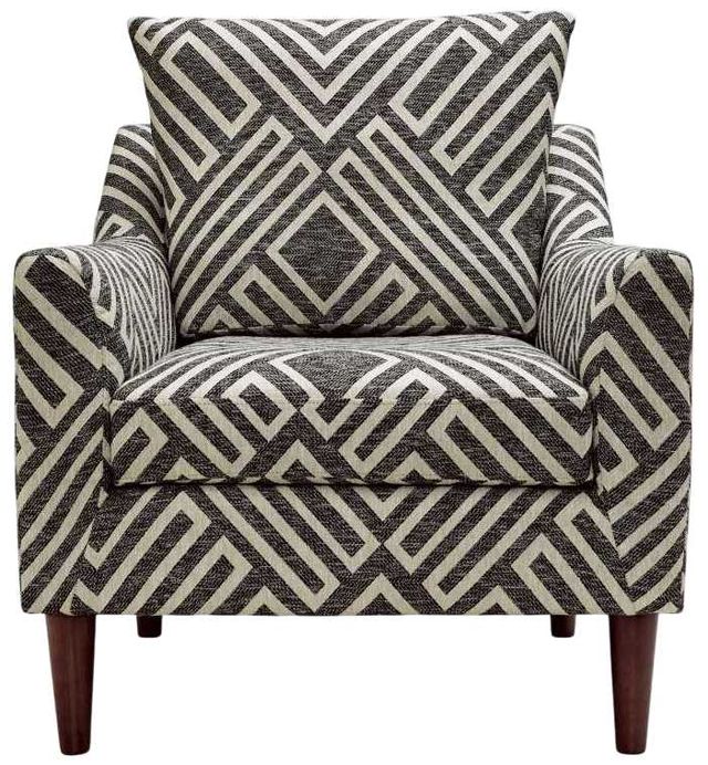 Signature Design by Ashley® Morrilton Charcoal/Natural Next-Gen Nuvella Accent Chair-1