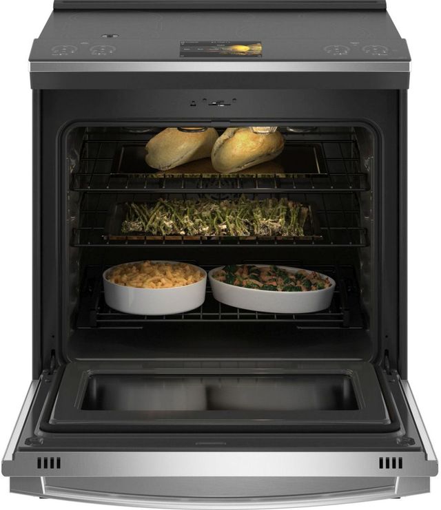 GE Profile™ 30" Fingerprint Resistant Stainless Steel Slide In Induction Range-2