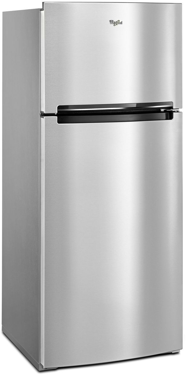 Whirlpool 28 in. 17.6 Cu. Ft. Top Freezer Refrigerator-Fingerprint Resistant Metallic Steel