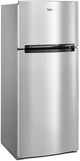 Whirlpool® 28" 17.6 Cu. Ft. Top Freezer Refrigerator-Fingerprint Resistant Metallic Steel-4