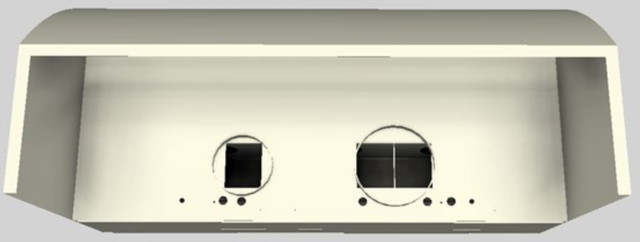 Vent-A-Hood® 48" Biscuit Wall Mounted Range Hood-2