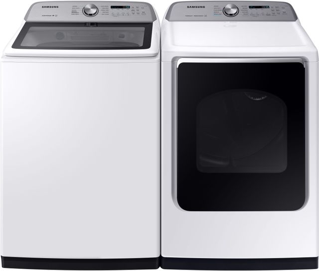 Samsung 7.4 Cu. Ft. White Front Load Gas Dryer-1