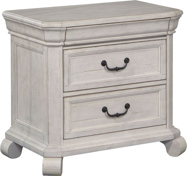 Magnussen Home® Bronwyn Alabaster Drawer Nightstand-0