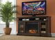 Signature Design by Ashley® Roddinton Dark Brown Extra Large TV Stand with Fireplace Option-0