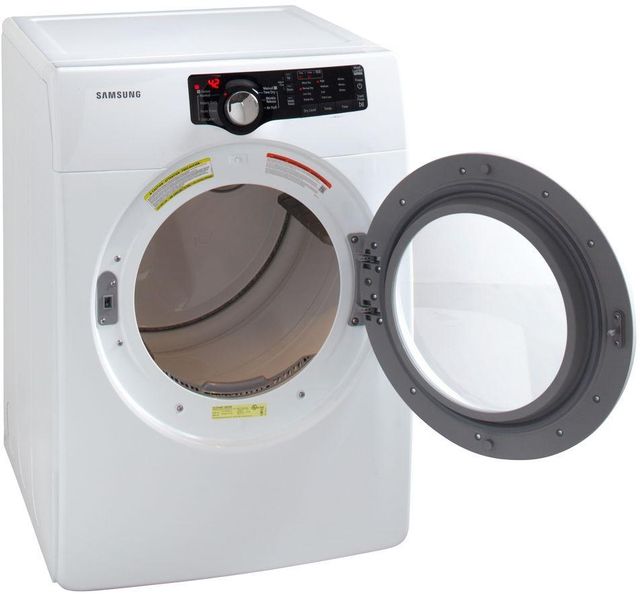 Samsung 7.3 Cu. Ft. White Front Load Gas Dryer-1