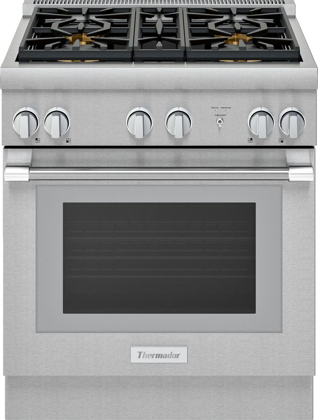 Thermador® 4 Piece Stainless Steel Gas Kitchen Package-3