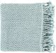 Surya Tibey Pale Blue 50"x70" Throw Blanket-0