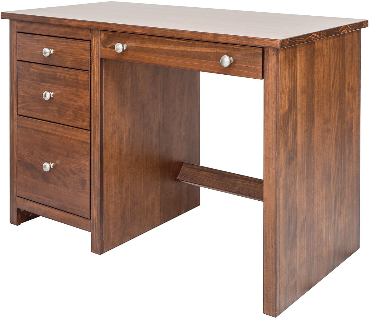 Wooden office desk with drawers sales