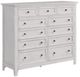 Intercon San Mateo Rustic White Gentlemen's Chest-0