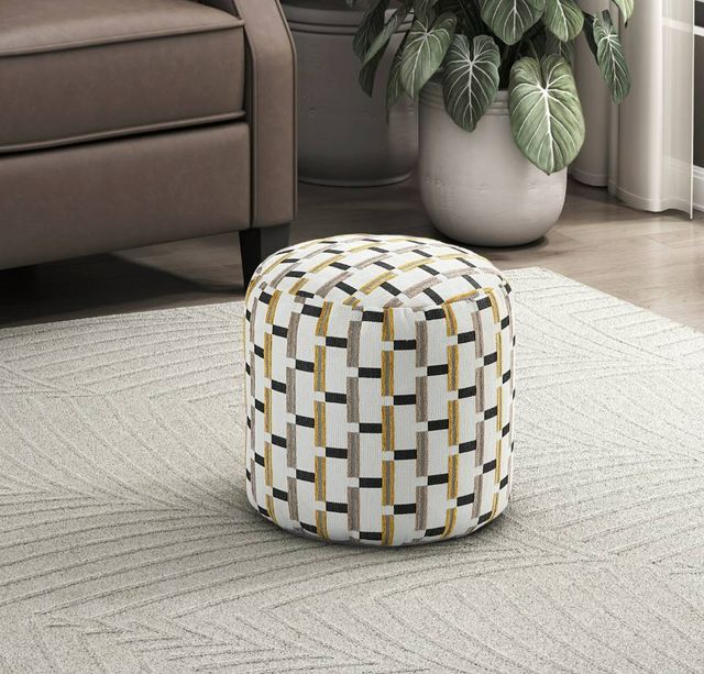 Homelegance® Easley Multi-Colored Pouf-1