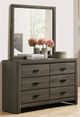 Furniture of America® Roanne 4-Piece Gray/Charcoal Full Bedroom Set-3