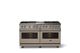 Viking® 5 Series 60" Nantucket Pro Style Dual Fuel (NG) Range with Polished Chrome Trim-3