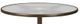 Telescope Casual Glass Top 36" Round Dining Height Pedestal Table with Hole-1