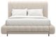 Caracole® Well Balanced Ecru Queen Upholstered Panel Bed-1