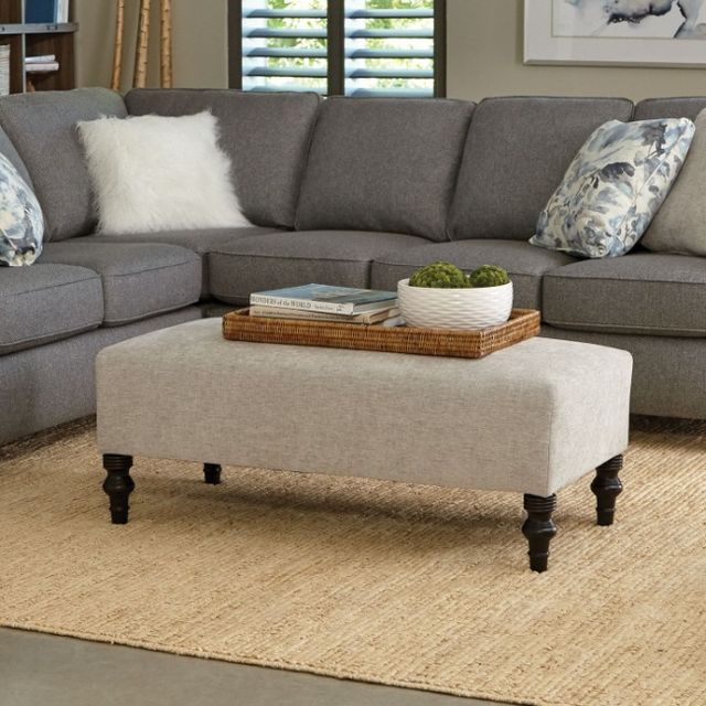 Best® Home Furnishings Customizable Ryker Ottoman with Espresso Legs-1