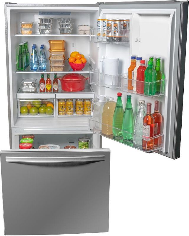 Danby® 30 in. 18.7 Cu. Ft. Stainless Steel Bottom Freezer Refrigerator-3