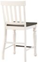 Steve Silver Co. Joanna 5-Piece Ivory/Mocha Round Counter Height Dining Set-3