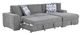 Homelegance® Raife 2-Piece Gray Sectional with Right Chaise-4