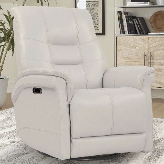 Parker House® Carnegie Verona Ivory Swivel Glider Power Recliner-1