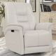 Parker House® Carnegie Verona Ivory Swivel Glider Power Recliner-1