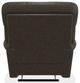 La-Z-Boy® Mateo Charcoal Leather Power Wall Recliner with Headrest-3