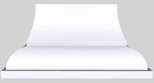 Vent-A-Hood® Designer Series 60" White Wall Mounted Range Hood-0