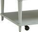 Null Furniture Expressions Acorn Rectangular Cocktail Table with Cottage Blue Base-3