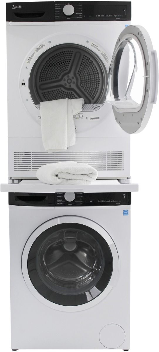 Avanti® White Laundry Stacking Kit-2