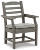 Signature Design by Ashley® Visola 6-Piece Gray Outdoor Dining Set-3