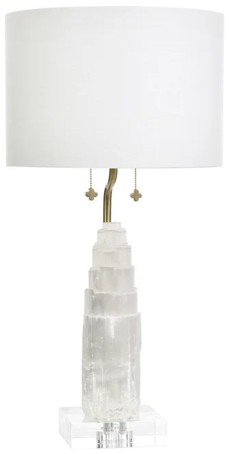 Stylecraft Tamara Day Jasper Crystal White Table Lamp-0