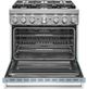 KitchenAid® 36" Misty Blue Pro Style Dual Fuel Range-1