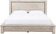 International Furniture Direct Golden Loft Gray Queen Panel Bed-3