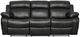 Homelegance® Marille Black Double Manual Reclining Sofa-2